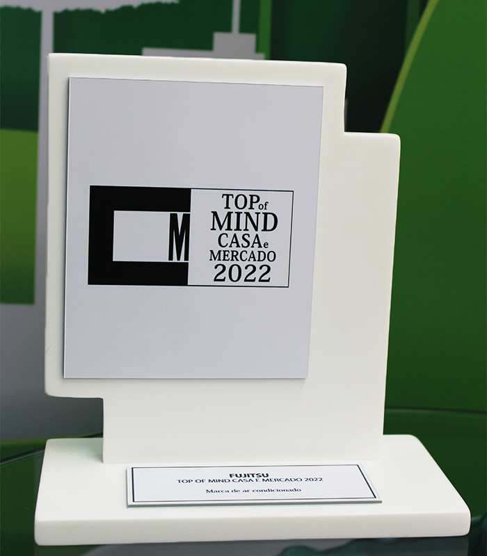 Fujitsu General do Brasil recebe o prêmio Top of Mind