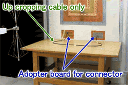 Up cropping cable only.Adopter board for connector.