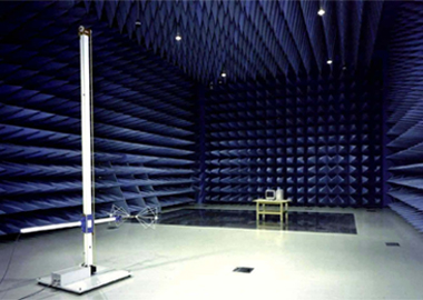 Photo of 10 meters in an anechoic chamber.