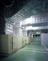 Photo(Low noise air conditioning facility realizing dark noise 12dB)