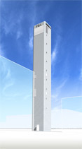 60m高低差試験塔（予想図2）
