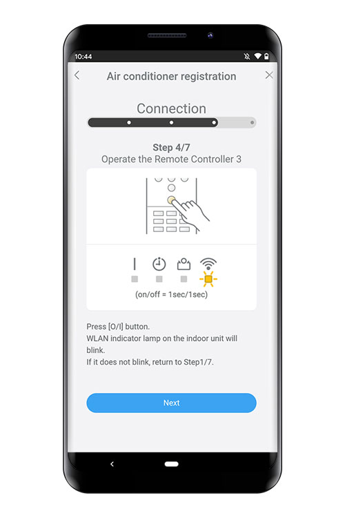 Appuyez sur le bouton WPS du routeur WLAN auquel vous vous connectez. Consultez le manuel d’utilisation du routeur WLAN pour connaître l’emplacement du bouton et la façon d’appuyer dessus.