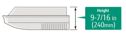 Modèle fin et compact