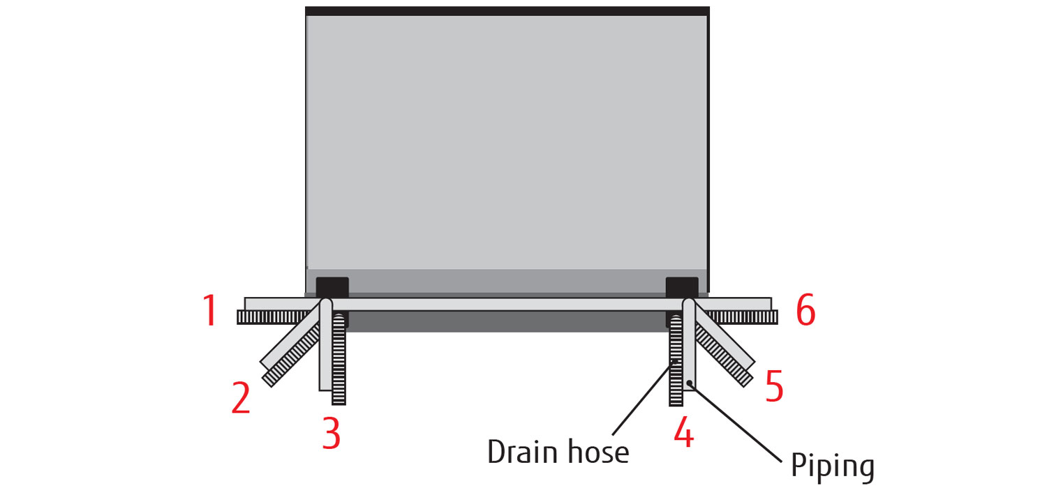 Raccord de tuyauterie flexible dans 6 directions pour dispositif de vidange et de tuyauterie