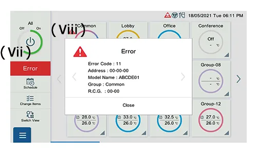 Se muestra una explicación descriptiva cuando se produce un error