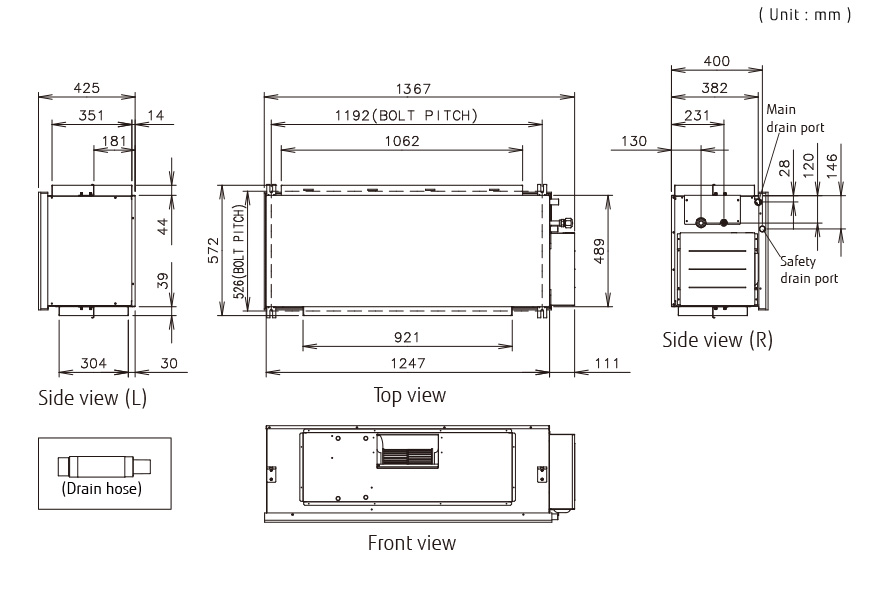 Arxh054gtah Outdoor Air Unit Fujitsu General Europe Cis