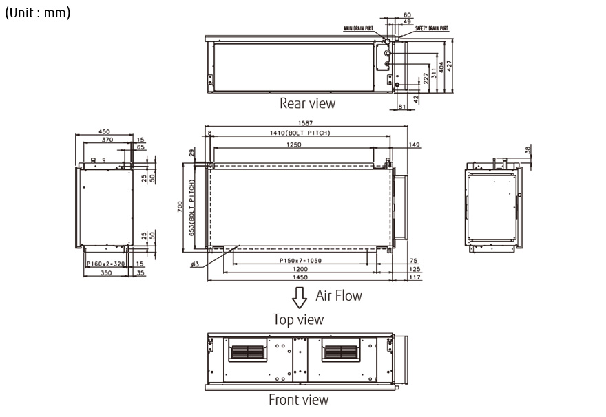 VRF Systems : High Static Pressure Duct - FUJITSU GENERAL Saudi Arabia