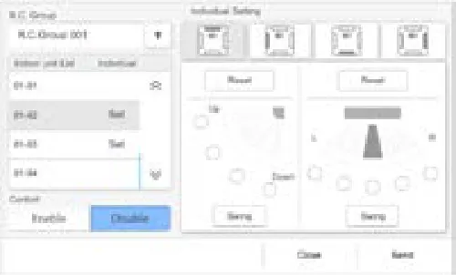 Added individual wind direction control