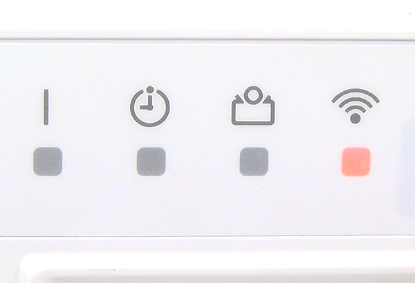 WLAN indicator lamp on the indoor unit will blink