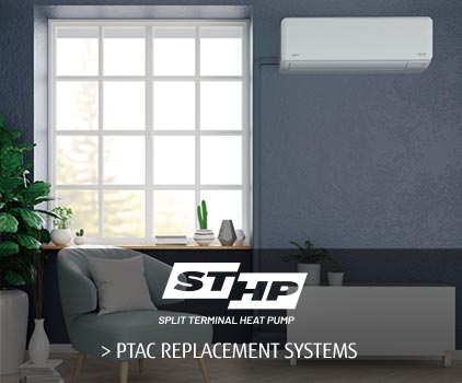 PTAC REPLACEMENT SYSTEMS - Split Terminal Heat Pump